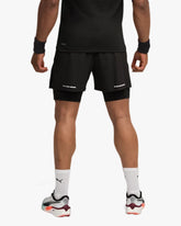 PUMA X HYROX MEN'S 2IN1 TRAIN SHORT BLACK